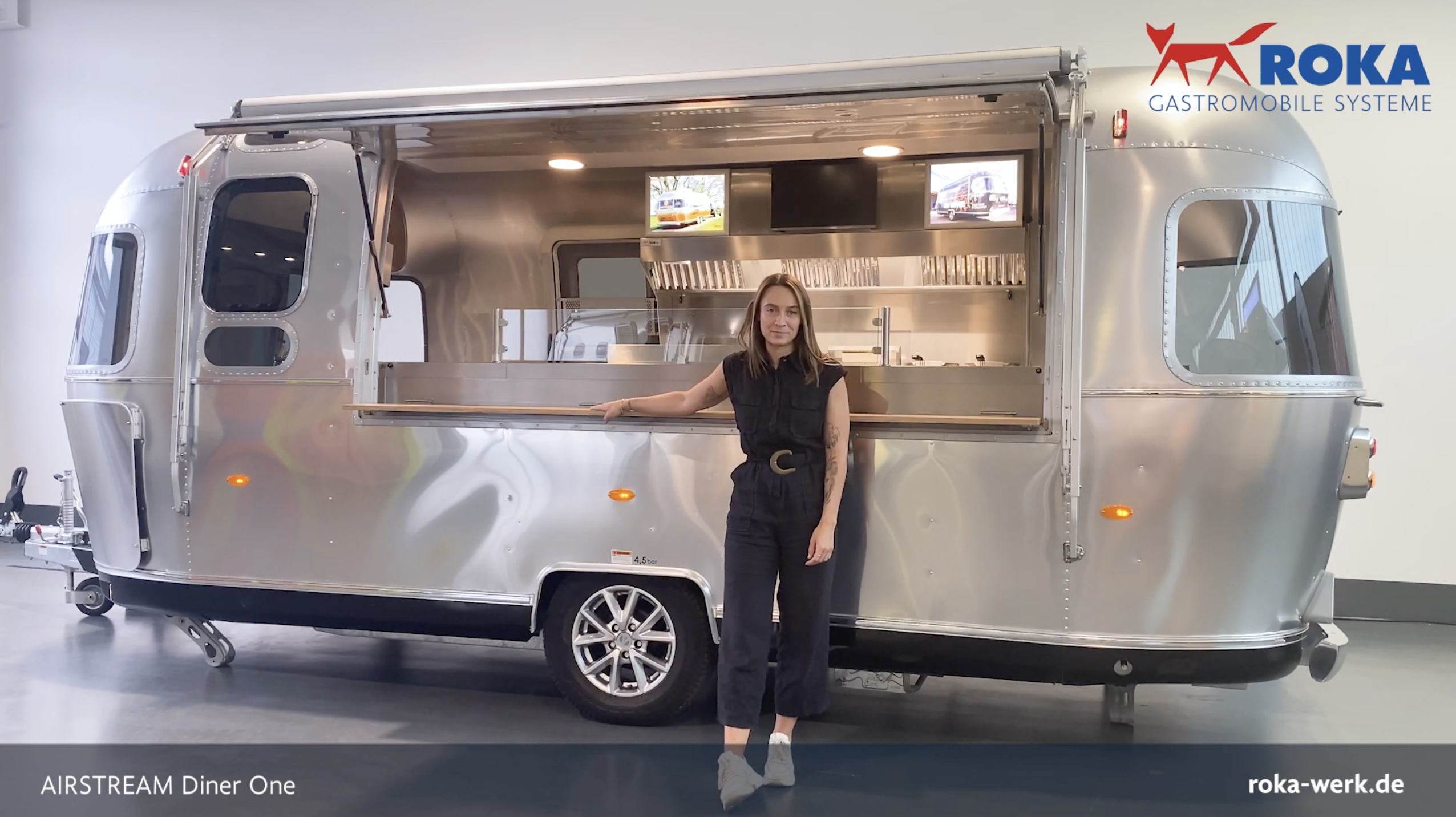 Video about the Airstream Diner One sales van