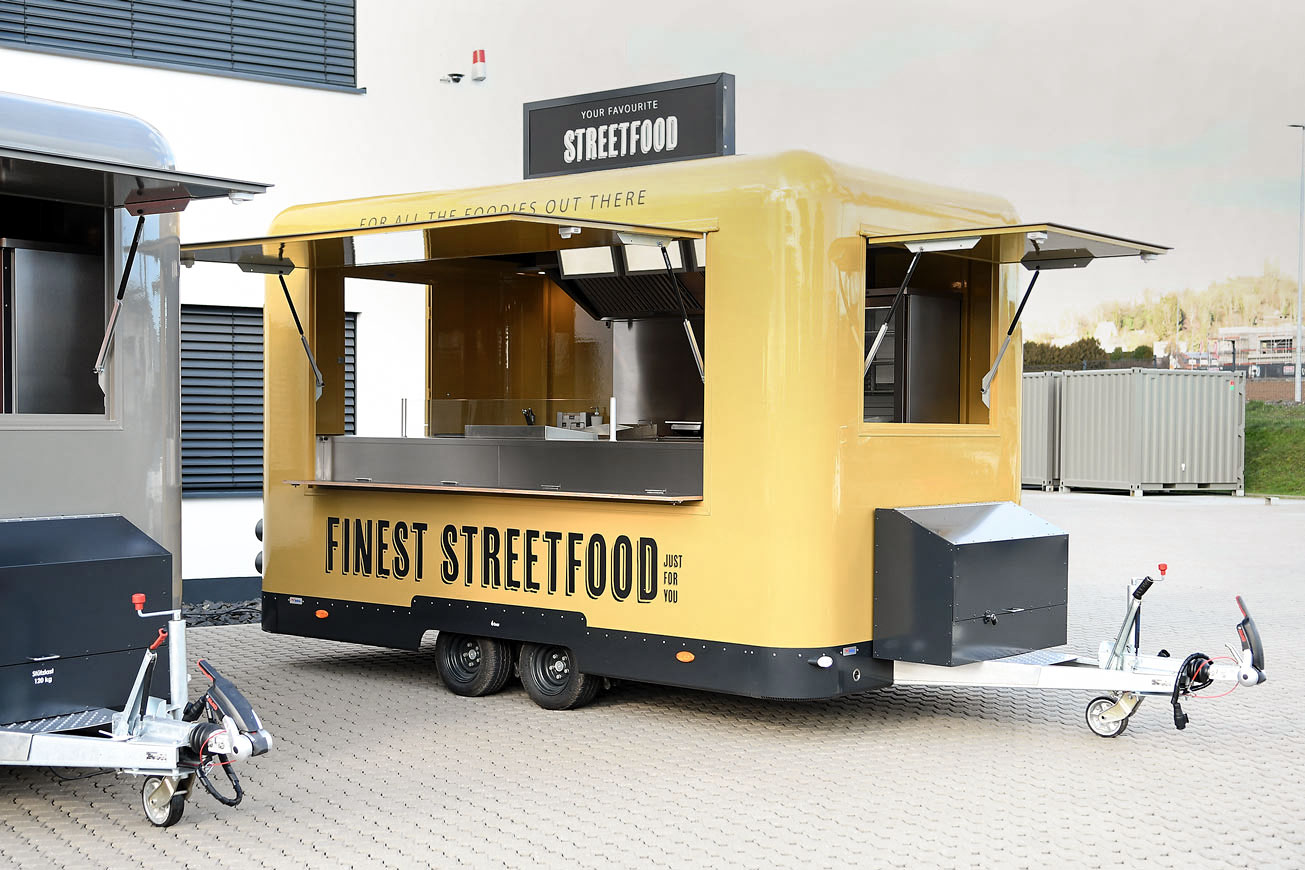 BASERUNNER sales trolley - The new food trailer from ROKA